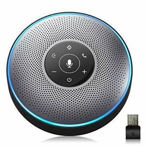 Bluetooth Speakerphone M2 Conference Speaker w/Dongle Idea Home Gray new