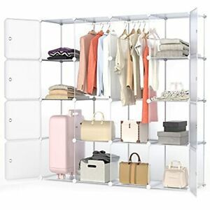 NATRKE Cube Storage Organizer -14&#034;x14&#034; Portable Cubes Storage Stackable Stora...