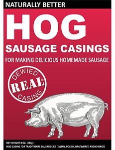 Hog Home Pack Sausage Casings 32mm 8oz.