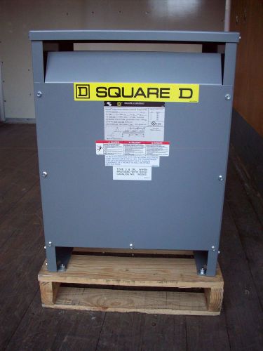 New square d part# ee15t3h transformer dry 3ph 15kva for sale