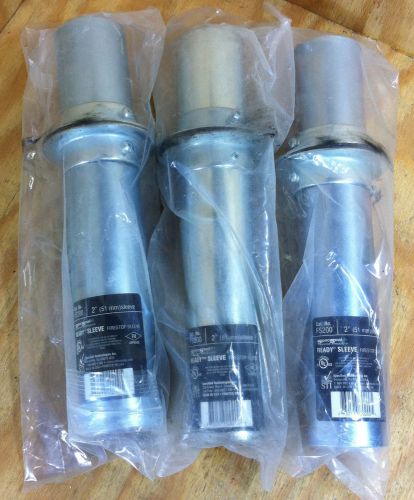 New lot of 3 sti firestop sleeve fs200 ready sleeve 2&#034; specseal nos in package for sale