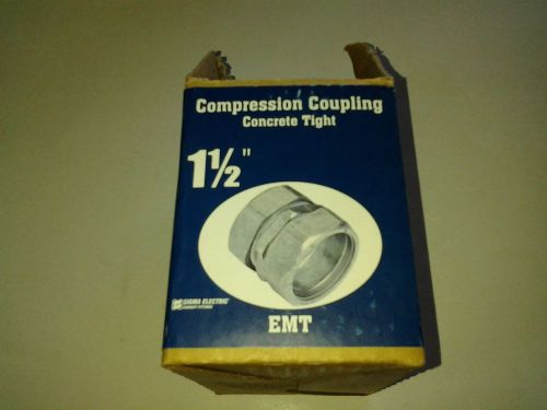 1-1/2&#034; EMT Compression Coupling Sigma Electric 02-55264 LOT OF 4 BRAND NEW