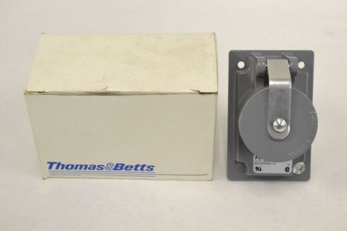 Thomas&amp;betts skwr8g russellstoll ever-lok receptacle 20a amp aluminum b299270 for sale