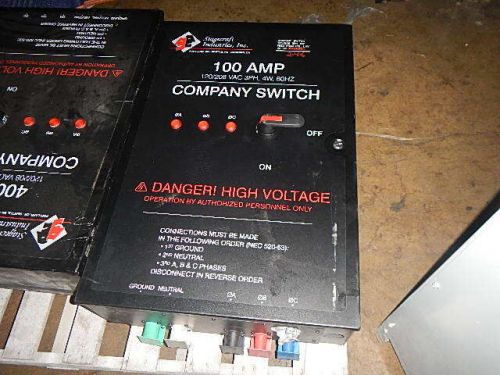 Company switch stagecraft 100 amp for sale