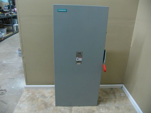 Siemens hf365n heavy duty safety switch 400a, 3 pole, 600vac/250vdc/ for sale