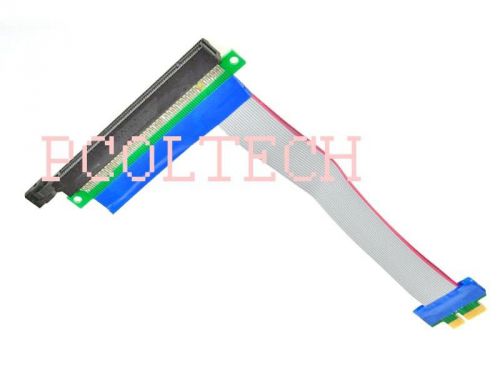 Flexible pci-e pci-express cable x1 to x16 riser card extender for sale