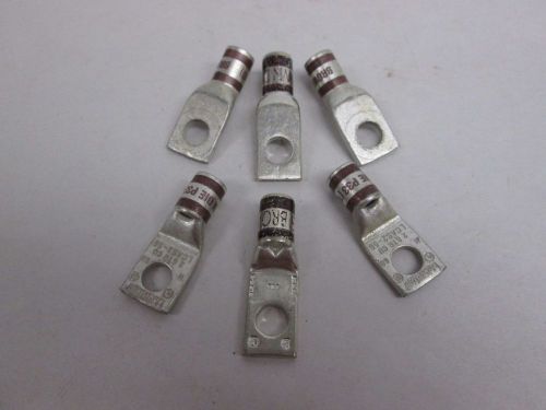 LOT 6 NEW PANDUIT ASSORTED P33 33 LCAS2-56 1 HOLE BROWN CONDUCTOR LUG D286780