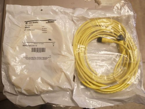 New seal - factory allen bradley 889d-f4acdm-10 dc micro-style (m12) cordsets for sale