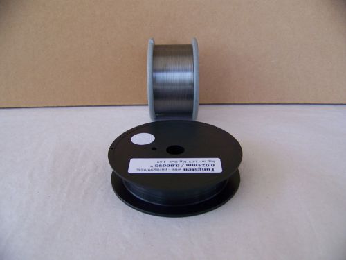 Tungsten / wolfram wire  0.024 mm / 0.00095&#034;  -   3 m / 10 ft. for sale