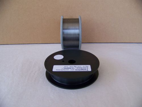 Tungsten / Wolfram wire  0.024 mm / 0.00095&#034;  -   3 m / 10 ft.