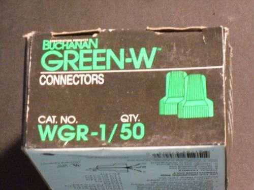Buchanan wedge-edge wgr (50) count- green wire nuts for sale