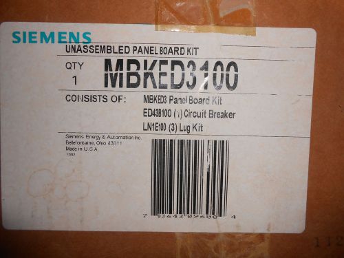 Siemens mbked3100 panelboard kit for sale