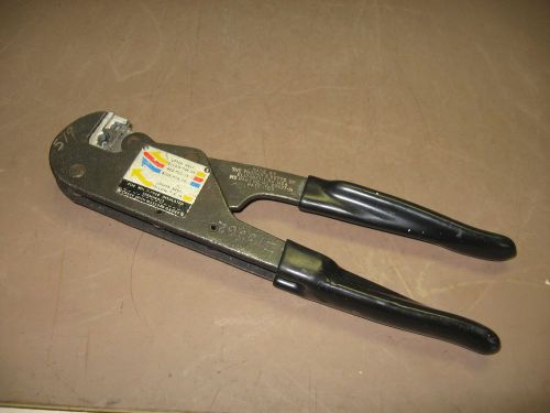 SHURE STAKE THOMAS &amp; BETTS RATCHETING CRIMPER WT-145A for MIL-T-7928 Terminals
