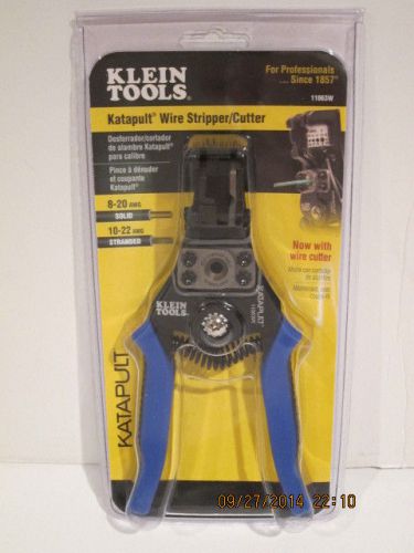 Klein tools 11063w katapult wire stripper/cutter, 8-22 awg, free shipping nisp!! for sale