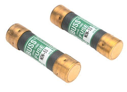 Bussmann bp/non-50 50 amp cartridge fuse non-current limiting class k5  2 pack for sale