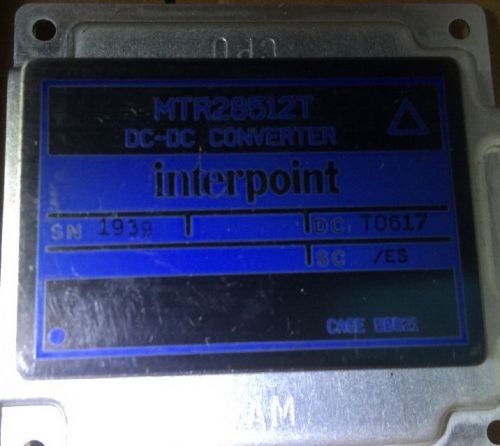 NEW Interpoint MTR28512T DC To DC Converter