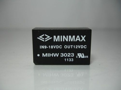 Minmax mihw 3023 dc to dc converter in9-18vdc out12vdc for sale