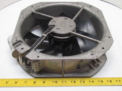 EMB PAPST W2E250-HJ32-01 Axial Cooling Fan Aluminum 11-1/16&#034;Sq 115V 2850 RPM