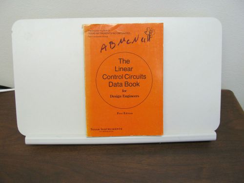 THE LINEAR CONTROL CIRCUITS DATA BOOK, FIRST EDITION,  BY TEXAS INSTRUMENTS,