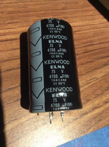 Kenwood Elna 4700uF 75 Volt capacitor