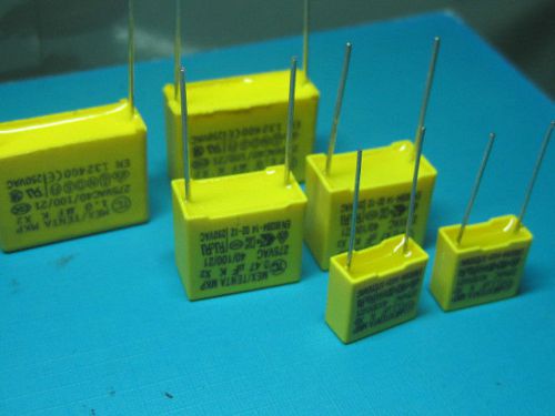 10value 1nf ~ 1uf; 102 ~ 105 275v x2  polypropylene safety capacitor kit 50pcs for sale