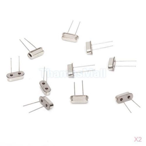 2x set of 10pcs 2 pin 12mhz crystal oscillator hc-49s high quality for sale
