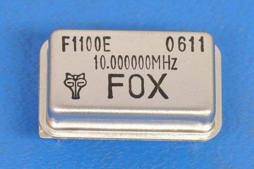 5-pcs th crystal oscillator 10mhz 5v 4-pin metal dip f1100e-100 1100e100 for sale