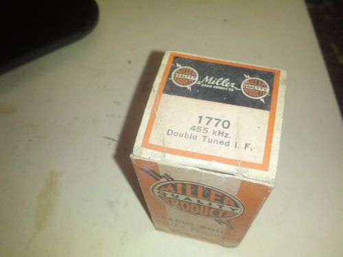 Miller 1770 455kHz Double Tuned IF - NR NOS