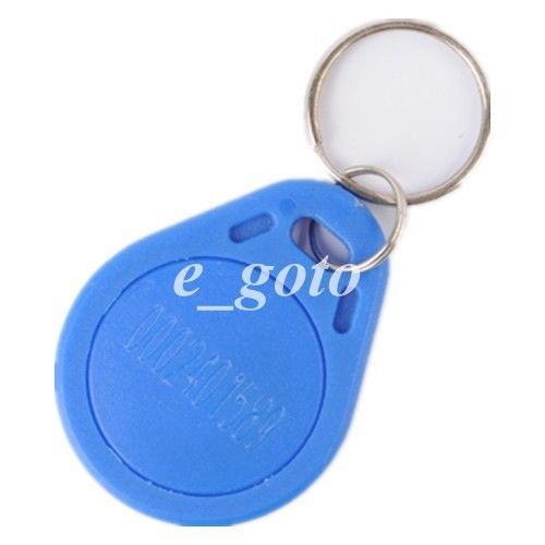 5pcs security rfid tokens 125khz em4100 keychains id card access card for sale