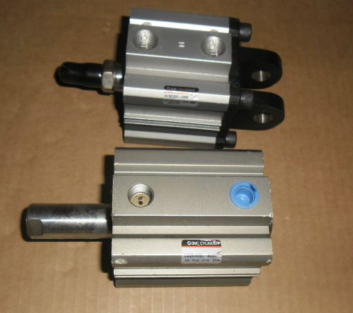 Lot of 2 smc compact cylinder ncdq2d50-20dm + cq2wa50-40dc for sale