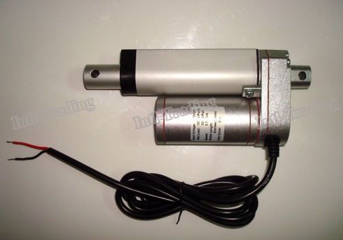 Linear Actuator 2&#034; Stroke 330 Pound Max Lift 12 Volt DC Heavy Duty 12v Hoods LBS