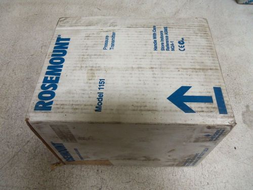 ROSEMOUNT 1151DP3S12M2B3 TRANSMITTER *NEW IN A BOX*