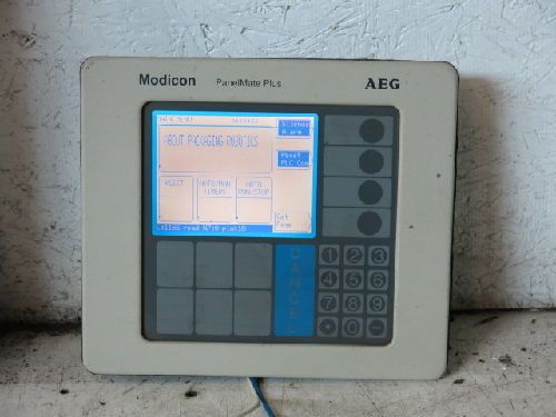 AEG MODICON MM-PM10-300 PANELMATE PLUS 4-3/4&#034; OPERATOR TERMINAL