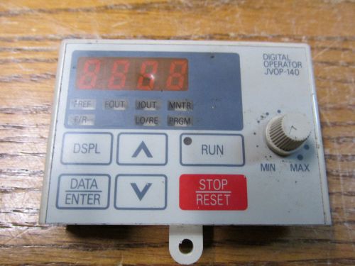 Yaskawa jv0p-140 digital operator with speed dial for sale