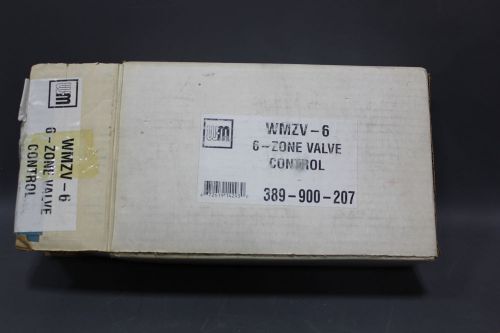 New in box weil mclain 6 zone valve control wmzv-6 389-900-207 (s13-1-4j) for sale