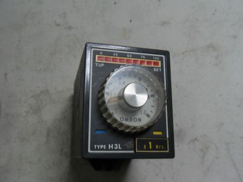 (Q6-8) 1 OMRON H3L US TIMER X1 HOURS