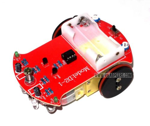 DIY Line Tracking Smart Car Robot With Chassis And Kit (New, Ship from USA)