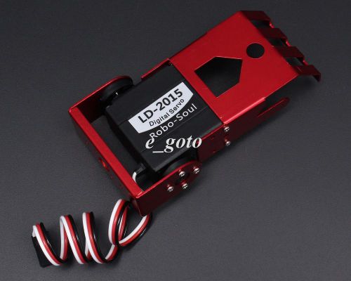 Red 1DOF Mechanical Claws Non-mergeable LD-2015 Digital Servo Precise for Robot