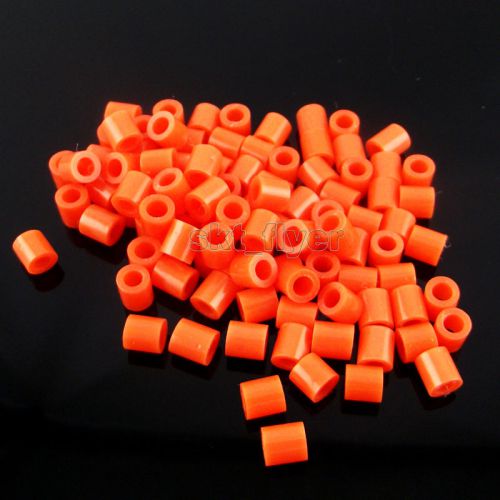 100pcs Orange plastic sleeve housing for shaft 3MM axle For Toy Car Part DIY