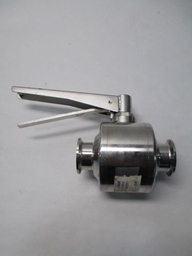 New waukesha 4308-0718-10 1-1/2 in stainless tri-clamp ball valve d403201 for sale