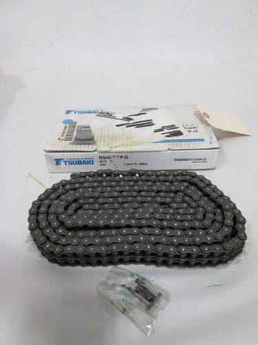 NEW TSUBAKI RS40-2-RP-U 240 LINK SINGLE STRAND 1/2 IN 10FT ROLLER CHAIN D344012
