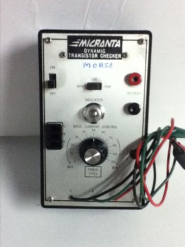 Vintage micranta dynamic transistor checker super clean made in japan for sale