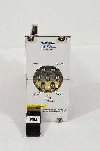 National instruments ni pxi-2597 26.5 ghz 6x1 terminated multiplexer (sp6t) for sale