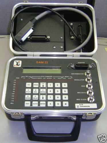 New e.f. johnson sam ii (2) mobile telephone test set for sale