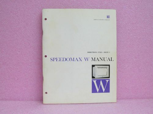 Leeds &amp; Northrup Manual Speedomax W Recorder Directions Man. w/Schem., Issue 3