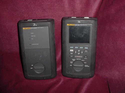 FLUKE DSP-2000 CABLE ANALYZER and  DSP-2000SR Smart Remote