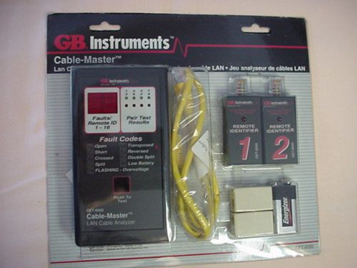 Gardner bender #get-6000 lan cable test kit for sale