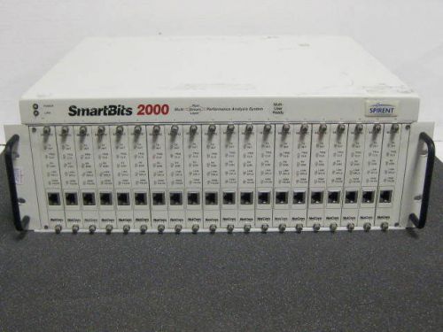 Spirent Smartbits SMB-2000 qty 20 ML-7710 10/100Base-TX Multilayer SmartCard