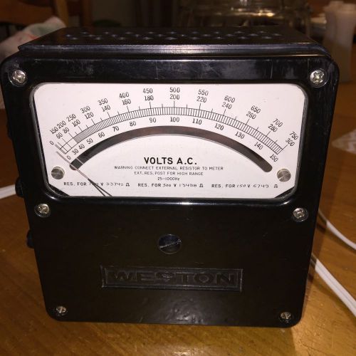 Weston AC Voltmeter