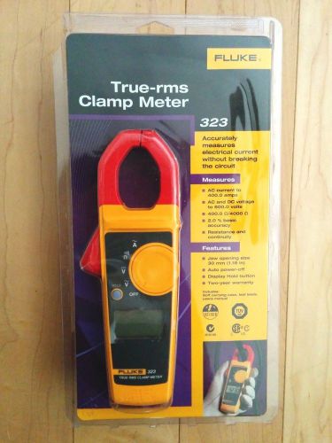 *new sealed*  fluke 323 true rms clamp meter for sale